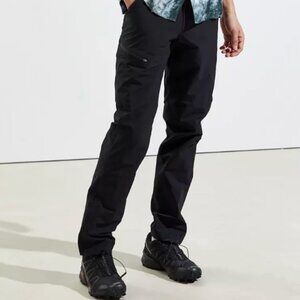 NWOT Patagonia Causey Pike Pants 38” X 32 Black Belted Hiking Outdoors 55635